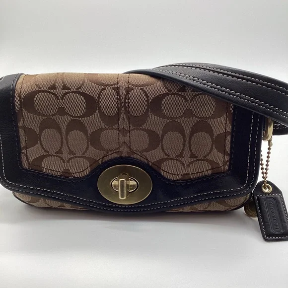 バッグ Coach Signature Legacy 65th Shoulder Bag Coach Signature Legacy 65th Anniversary Shoulder Bag Beige